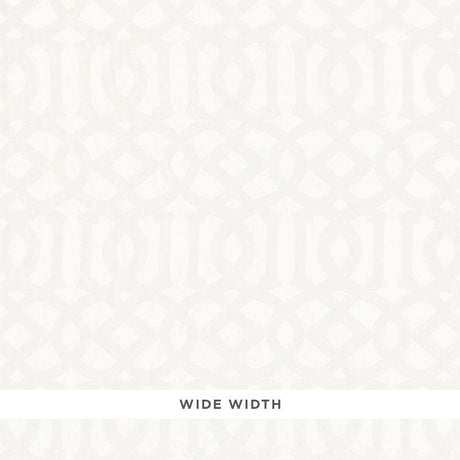 Schumacher Imperial Trellis Sheer Meringue Fabric