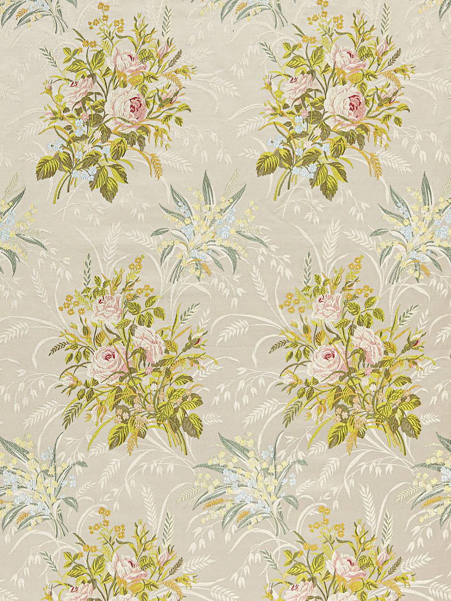 Scalamandre Fiori Rosseta Spring Bouquet Fabric