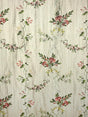Scalamandre Broche Orleans Multi On White Fabric