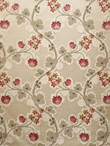 Scalamandre Trottola Strawberry Cream Fabric