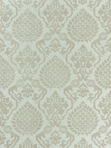 Scalamandre Surat Sisal Burnished Gold On Mineral Wallpaper