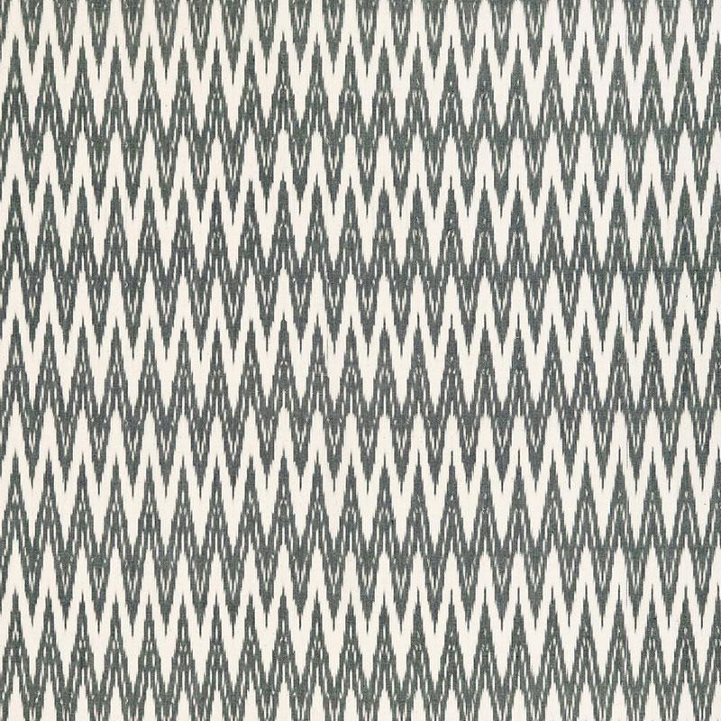 Schumacher Kilimanjaro Ikat Charcoal Fabric