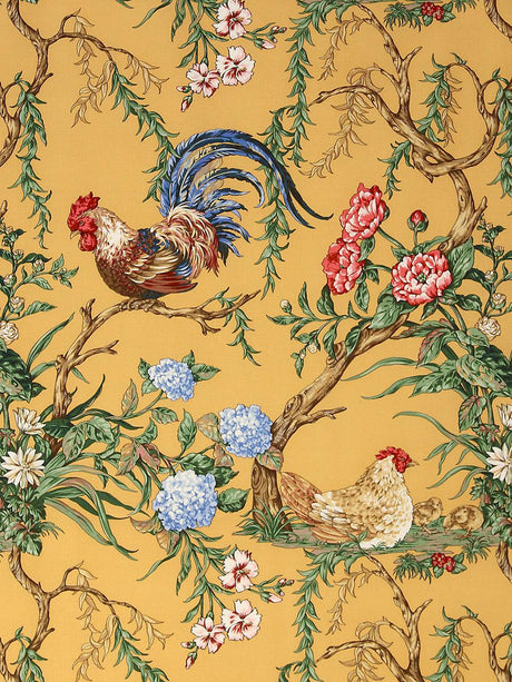 Scalamandre Chanticleer Mustard Fabric