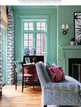 Scalamandre Corbet Blue Fabric