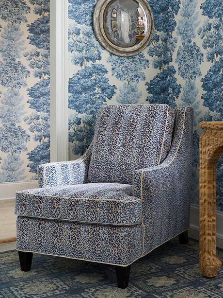 Scalamandre Corbet Blue Fabric