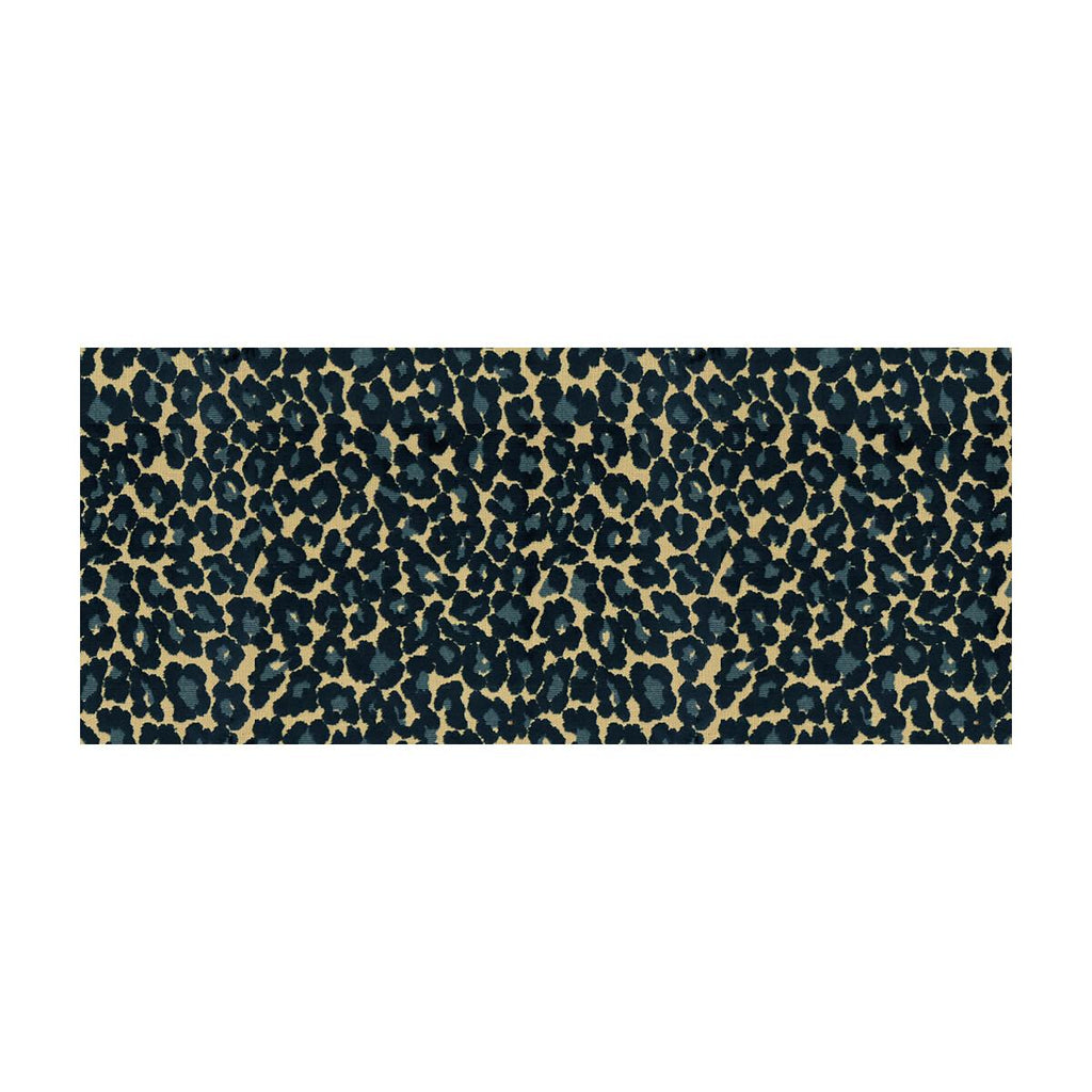 Lee Jofa Le Leopard Sapphire Fabric