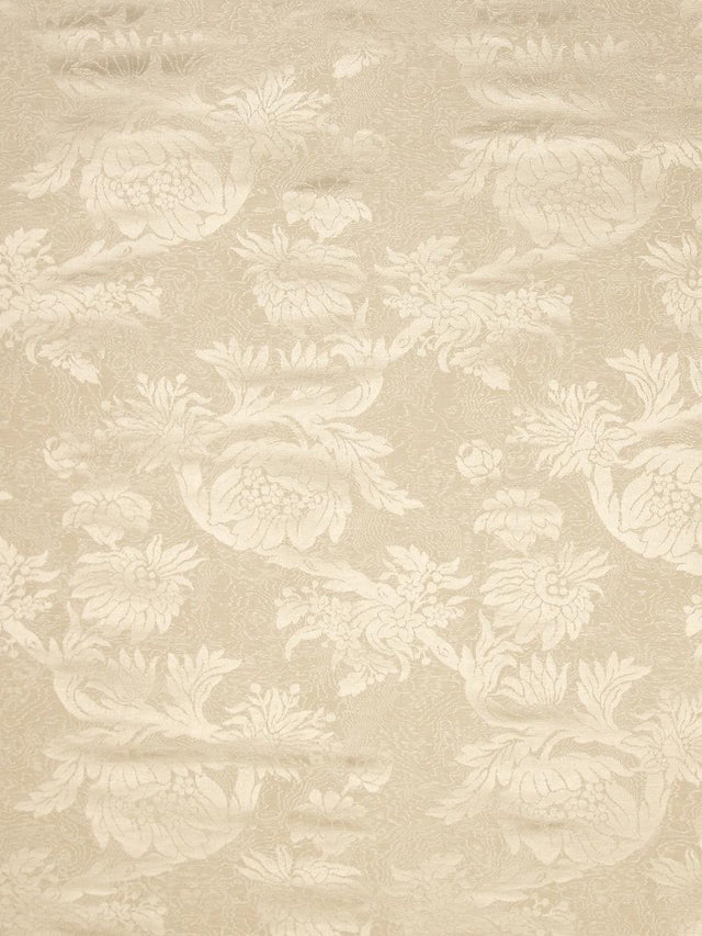 Scalamandre Damas Parc Monceau Cream Fabric