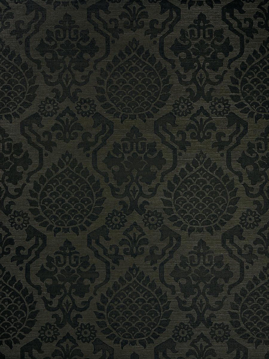 Scalamandre Surat Sisal Jet Wallpaper