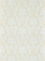 Scalamandre Damasco Sienese Mist Grey On Blue Strie Fabric