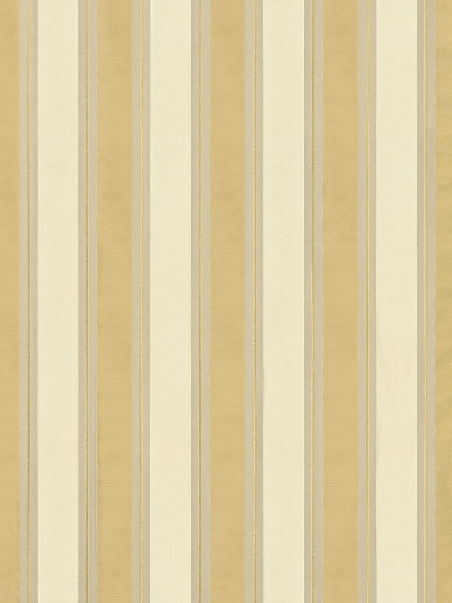 Scalamandre Federal Stripe Champagne & Antique Gold Fabric