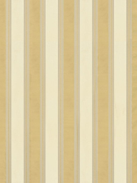 Scalamandre Federal Stripe Champagne & Antique Gold Fabric