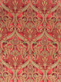 Scalamandre Highland Fling Printed Velvet Reds & Pink Fabric