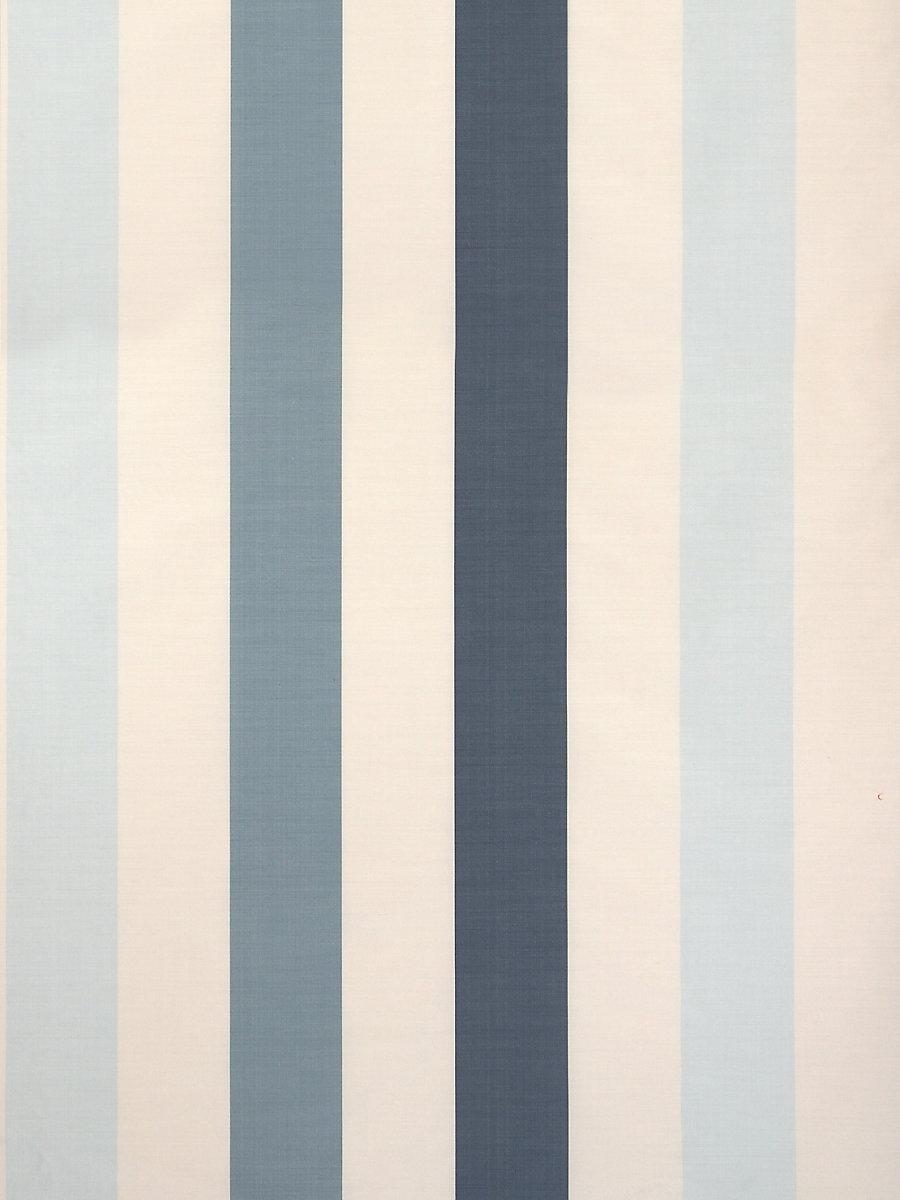 Scalamandre La Valliere Rayure Blue & Cream Fabric