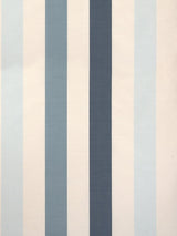 Scalamandre La Valliere Rayure Blue & Cream Fabric