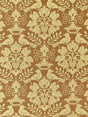 Scalamandre Love Bird Chocolate & Gold Fabric