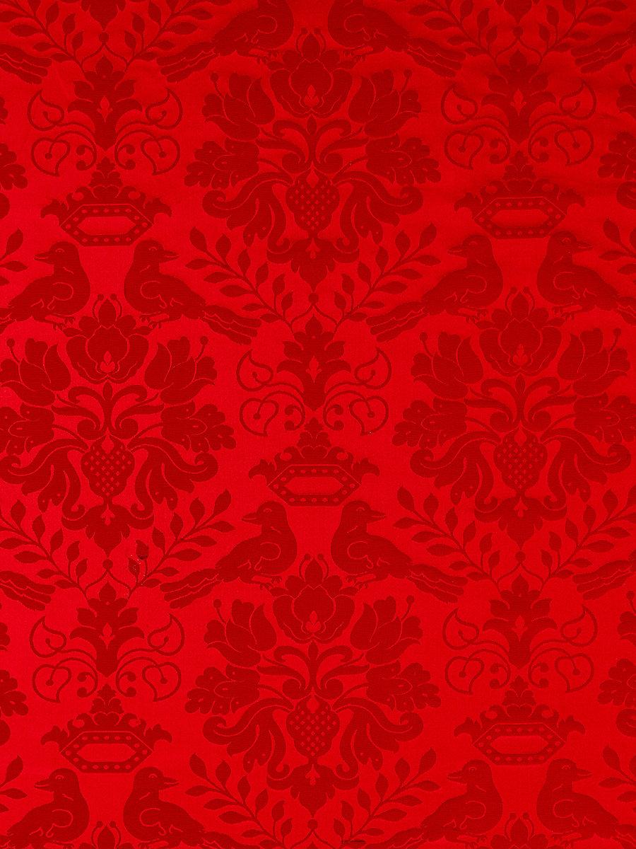 Scalamandre Love Bird Ruby Fabric