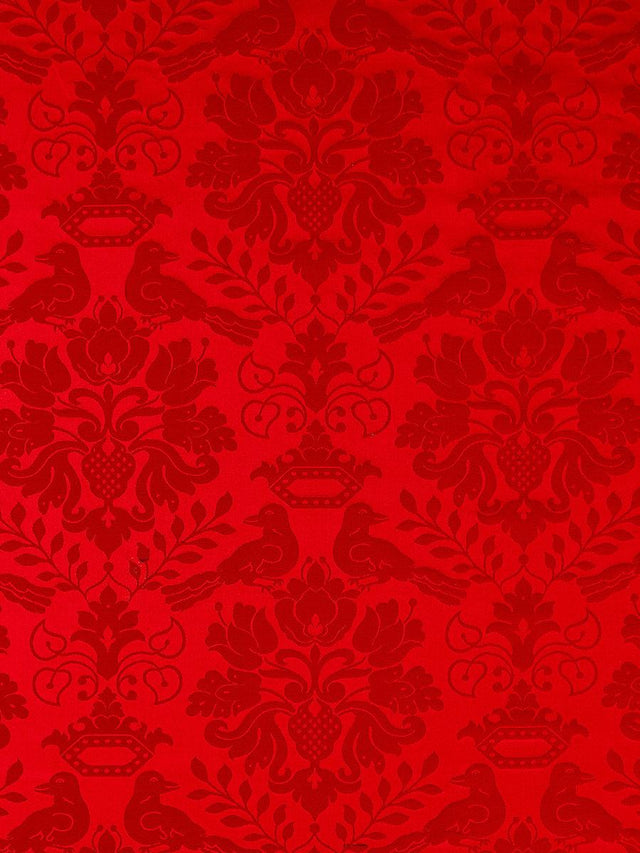 Scalamandre Love Bird Ruby Fabric