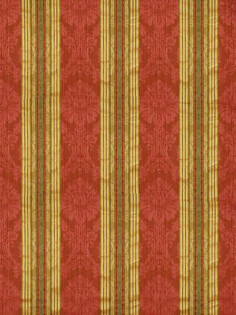 Scalamandre Santa Margarita Multi On Rose Fabric