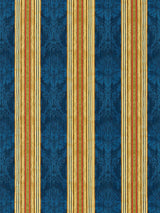 Scalamandre Santa Margarita Multi On Cobalt Fabric