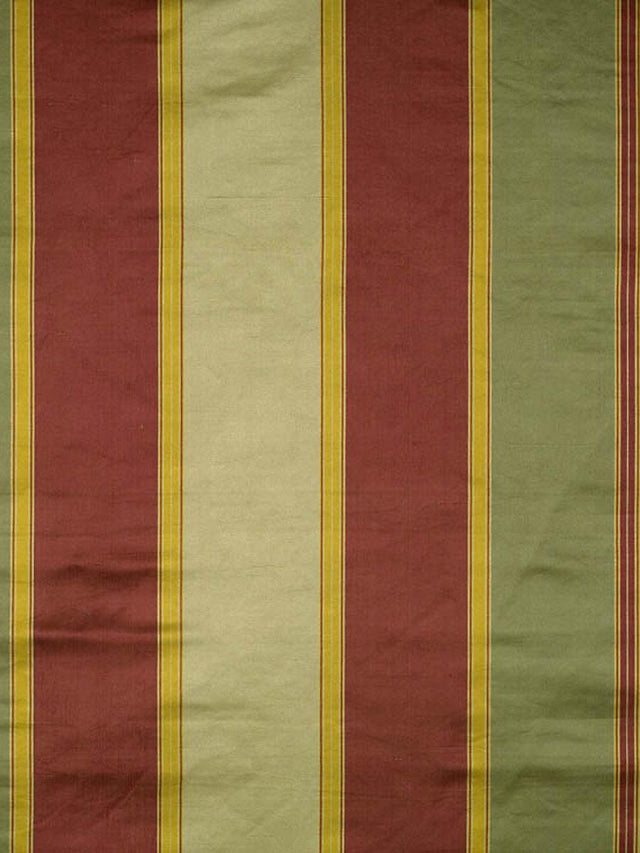 Scalamandre Venetian Plum, Greens & Gold Fabric