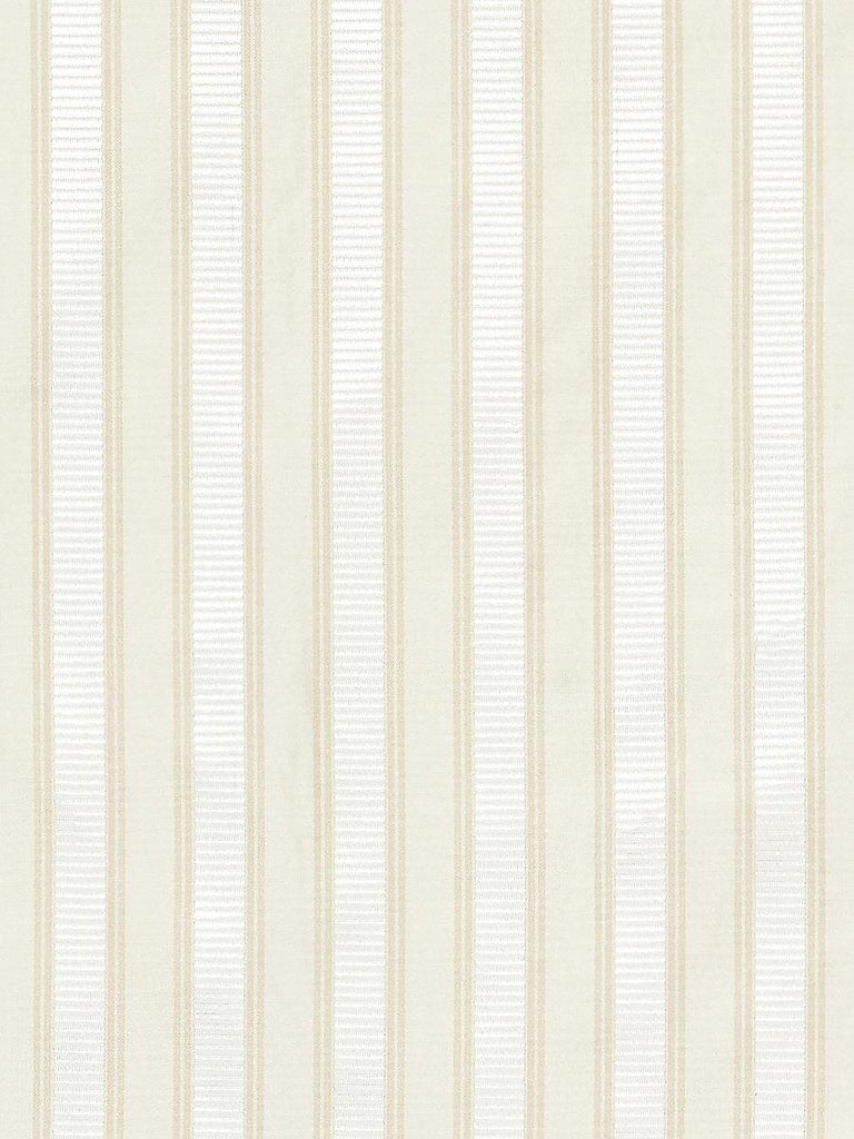 Scalamandre SHIRRED STRIPE OYSTER WHITE Fabric