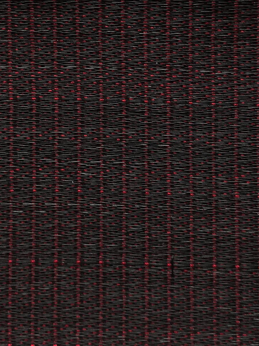 Scalamandre Rottaler Horsehair Red / Black Fabric
