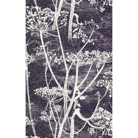 Cole & Son COW PARSLEY WHITE/BLK Wallpaper