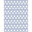 Cole & Son HICKS HEXAGON BLUE/GR Wallpaper