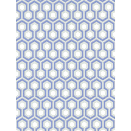 Cole & Son HICKS HEXAGON BLUE/GR Wallpaper