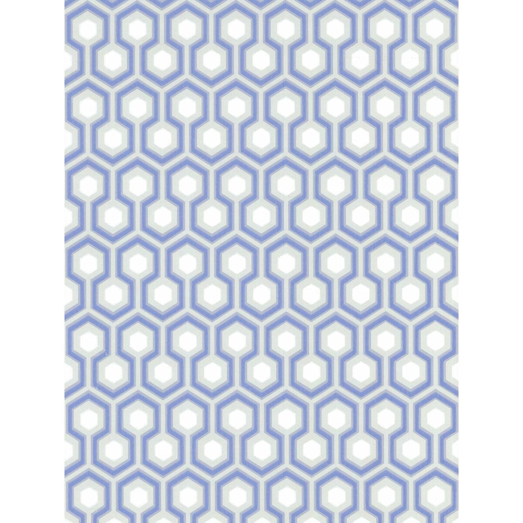 Cole & Son Hicks' Hexagon Blue/Gr Wallpaper
