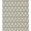 Cole & Son HICKS HEXAGON BLACK/G Wallpaper