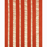 Schumacher Mandarin Silk Stripe Coral Fabric