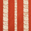 Schumacher Mandarin Silk Stripe Coral Fabric