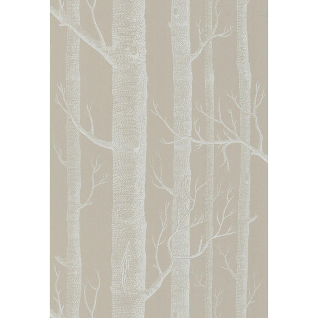 Cole & Son WOODS WHITE/TAUPE Wallpaper