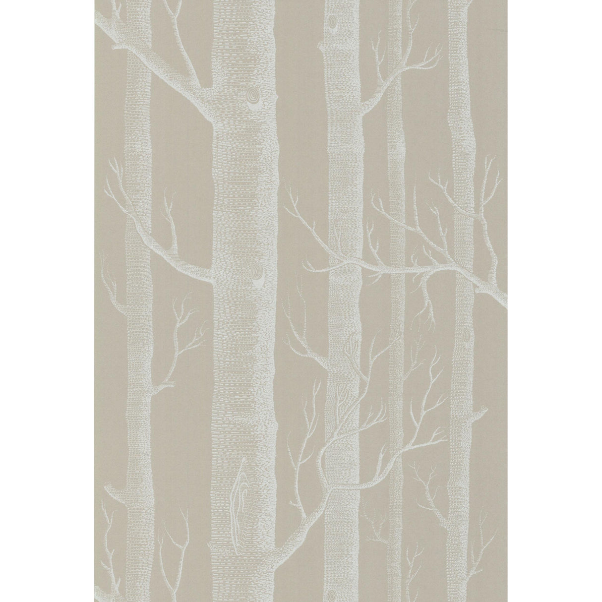 Cole & Son WOODS WHITE/TAUPE Wallpaper