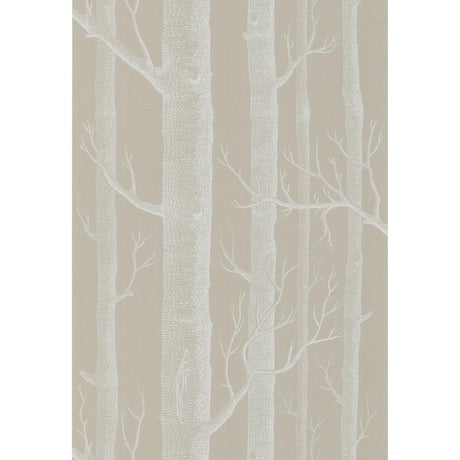 Cole & Son WOODS WHITE/TAUPE Wallpaper