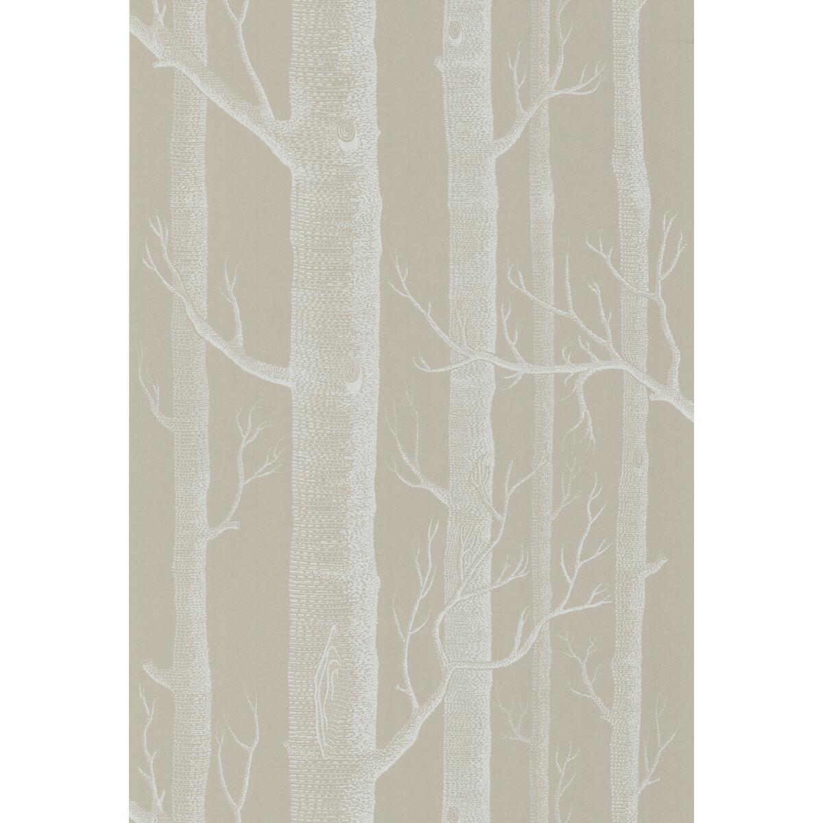 Cole & Son Woods White/Taupe Wallpaper
