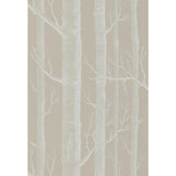 Cole & Son Woods White/Taupe Wallpaper