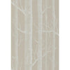 Cole & Son Woods White/Taupe Wallpaper