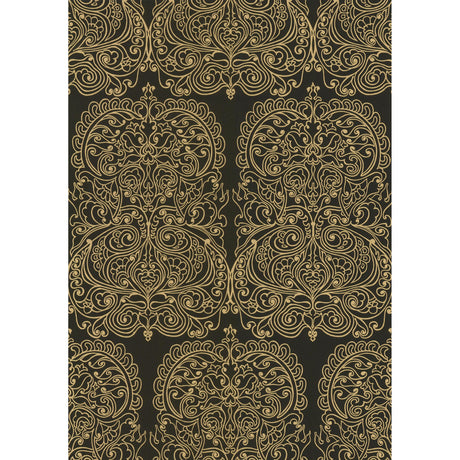 Cole & Son ALPANA GOLD/ONYX Wallpaper