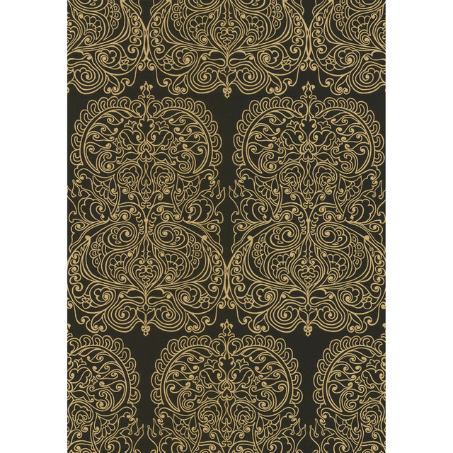 Cole & Son ALPANA GOLD/ONYX Wallpaper