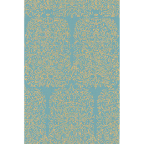 Cole & Son ALPANA GOLD/AQUA Wallpaper