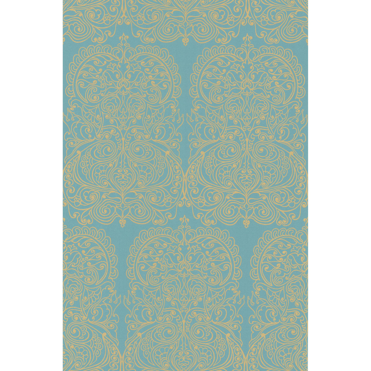 Cole & Son ALPANA GOLD/AQUA Wallpaper