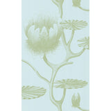 Cole & Son LILY SAGE/PALE BLUE Wallpaper