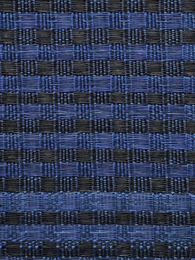 Scalamandre Dales Horsehair Blue / Black Fabric