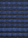 Old World Weavers Dales Horsehair Blue / Black Fabric