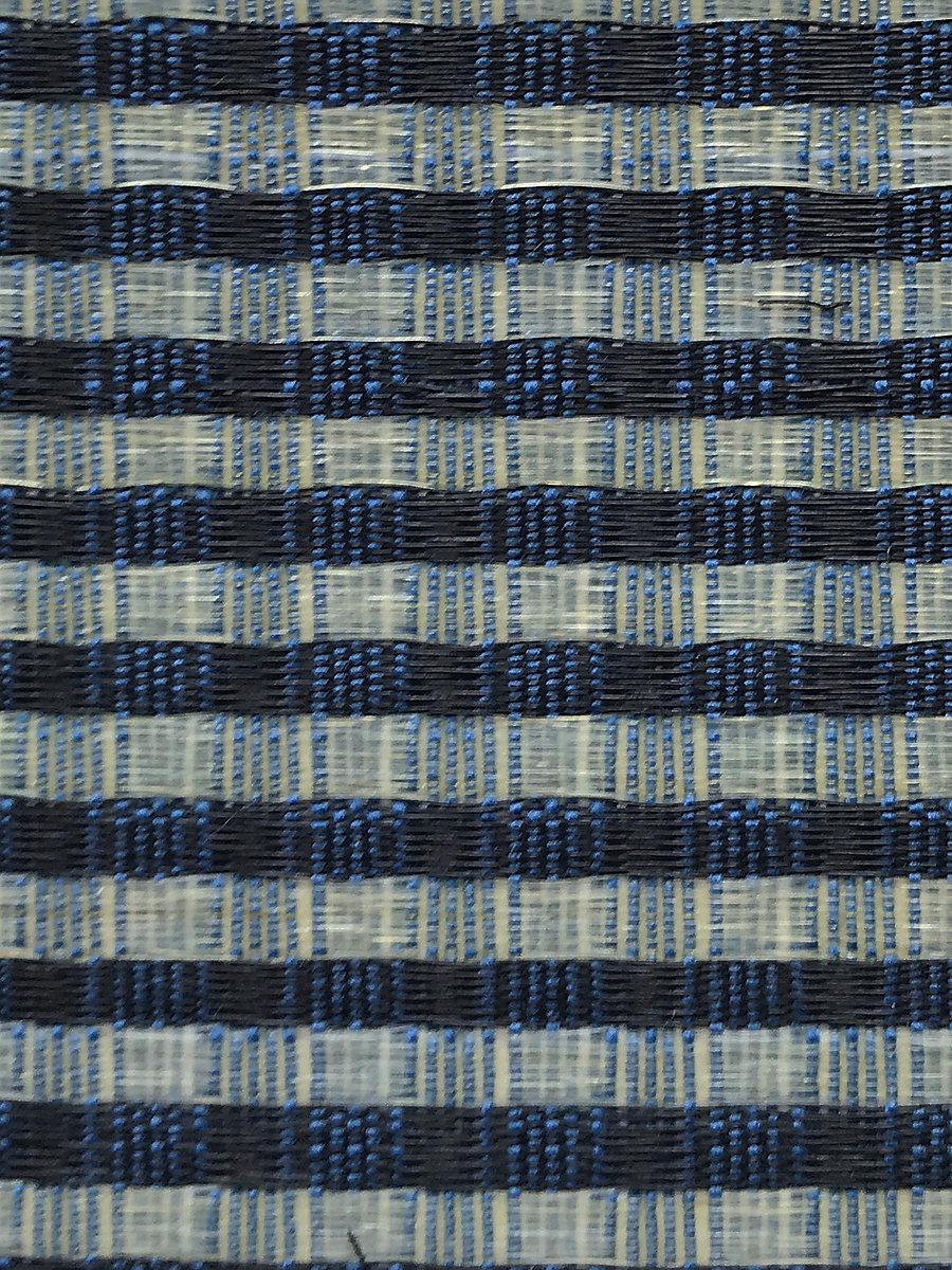 Scalamandre Dales Horsehair Blue / Beige Fabric