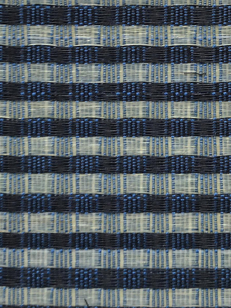 Old World Weavers Dales Horsehair Blue / Beige Fabric