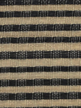 Scalamandre Dales Horsehair Black / White Fabric