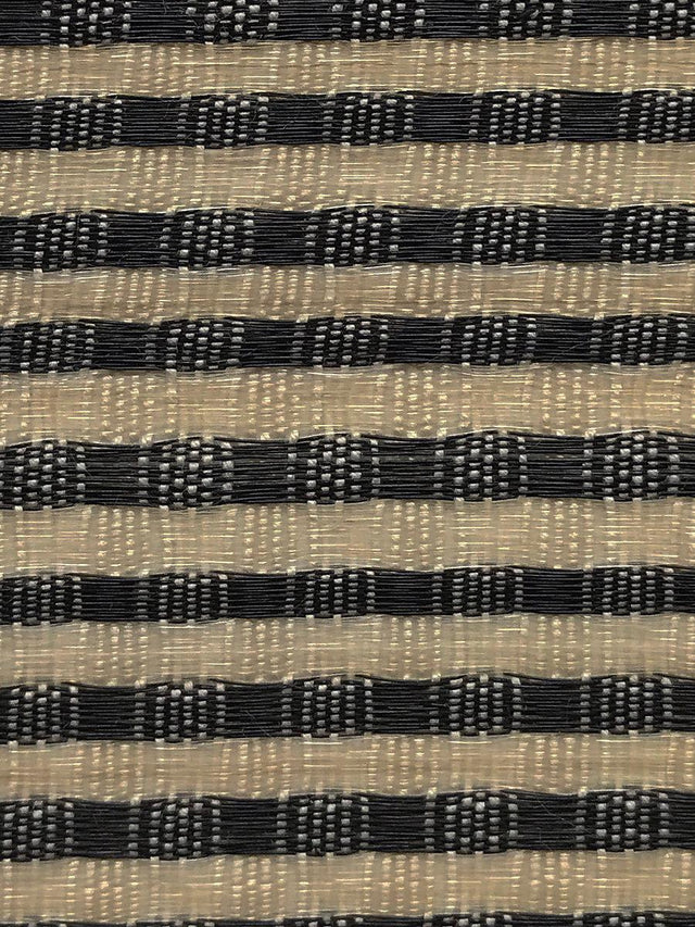 Scalamandre Dales Horsehair Black / White Fabric